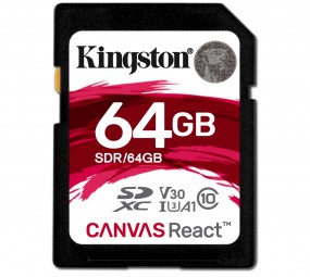 Kingston Canvas React 64 GB SDXC, Speicherkarte
