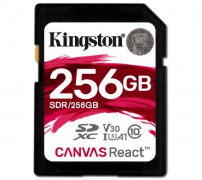 Kingston Canvas React 256 GB SDXC, Speicherkarte