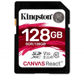 Kingston Canvas React 128 GB SDXC, Speicherkarte