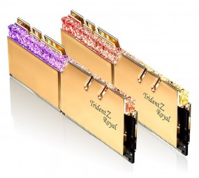 G.Skill DIMM 16 GB DDR4-3600 Kit (gold, F4-3600C16D-16GTRGC, Trident Z Royal)