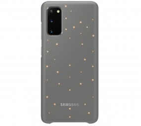 Samsung LED Cover EF-KG980CLEGEU für Samsung Galaxy S20 (grau), Hülle