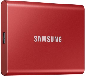 Samsung Portable SSD T7 500GB rot,Externe SSD