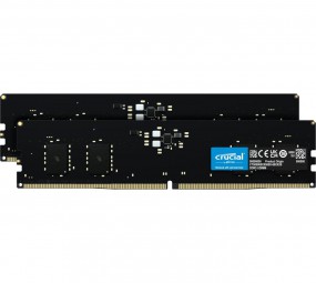 Crucial DIMM 64 GB DDR5-4800 Kit, Arbeitsspeicher (schwarz, CT2K32G48C40U5)