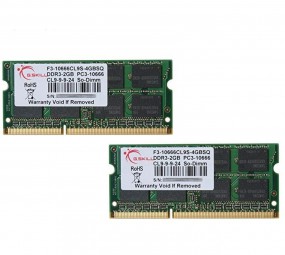 G.Skill SO-DIMM 8 GB DDR3-1066 Kit, RAM