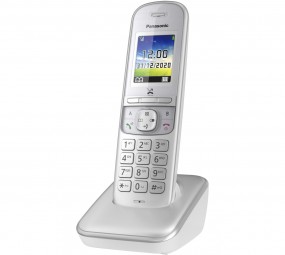 Panasonic KX-TGH710GG, analoges Telefon (silber)