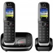 Panasonic KX-TGJ322GB analoges Telefon (mit Anrufbeantworter, 2 Mobilteile)