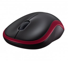 Logitech Wireless Mouse M185, Maus (rot/schwarz)