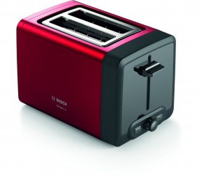 Bosch Kompakt-Toaster DesignLine TAT3P424DE (rot/schwarz)