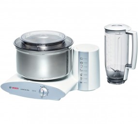 Bosch MUM6N21 universal plus weiß/silber, Küchenmaschine (1.000 W)