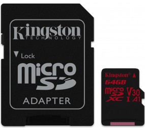 Kingston Canvas React 64 GB microSDXC mit Adapter