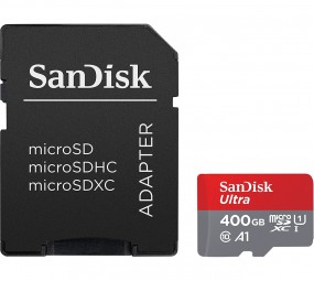 SanDisk Ultra 400 GB microSDXC inkl. Adapter, Speicherkarte