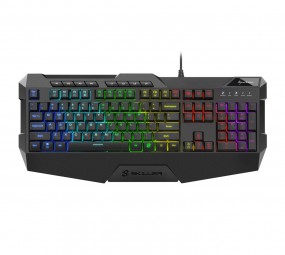 Sharkoon SKILLER SGK4 RGB beleuchtet US Layout, Tastatur