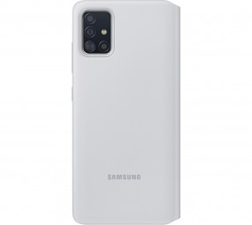 Samsung S View Wallet Cover EF-EA715PWEGEU für Galaxy Galaxy A71, Hülle