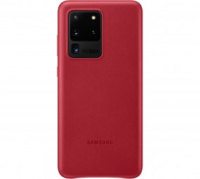 Samsung Leather Cover EF-VG988LREGEU für Samsung Galaxy S20 Ultra (rot)