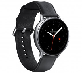 Samsung Galaxy Watch Active 2, Smartwatch (silber/schwarz,44 mm, Edelstahl,LTE)