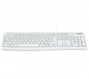 Logitech Keyboard K120, Tastatur (weiß)
