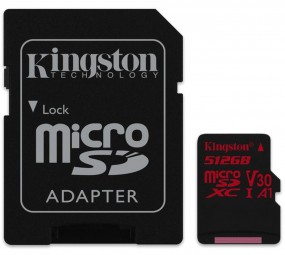 Kingston Canvas React 512 GB microSDXC mit Adapter
